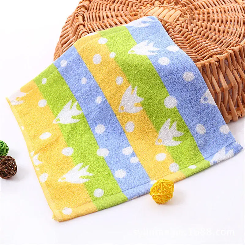 Child Face Towel Washcloth Baby Towel Newborn Muslin Baby Cotton Handkerchiefs Gauze Cloth Squares New Born Towel for Baby Wipes - Цвет: 4 Xiaoyulanse