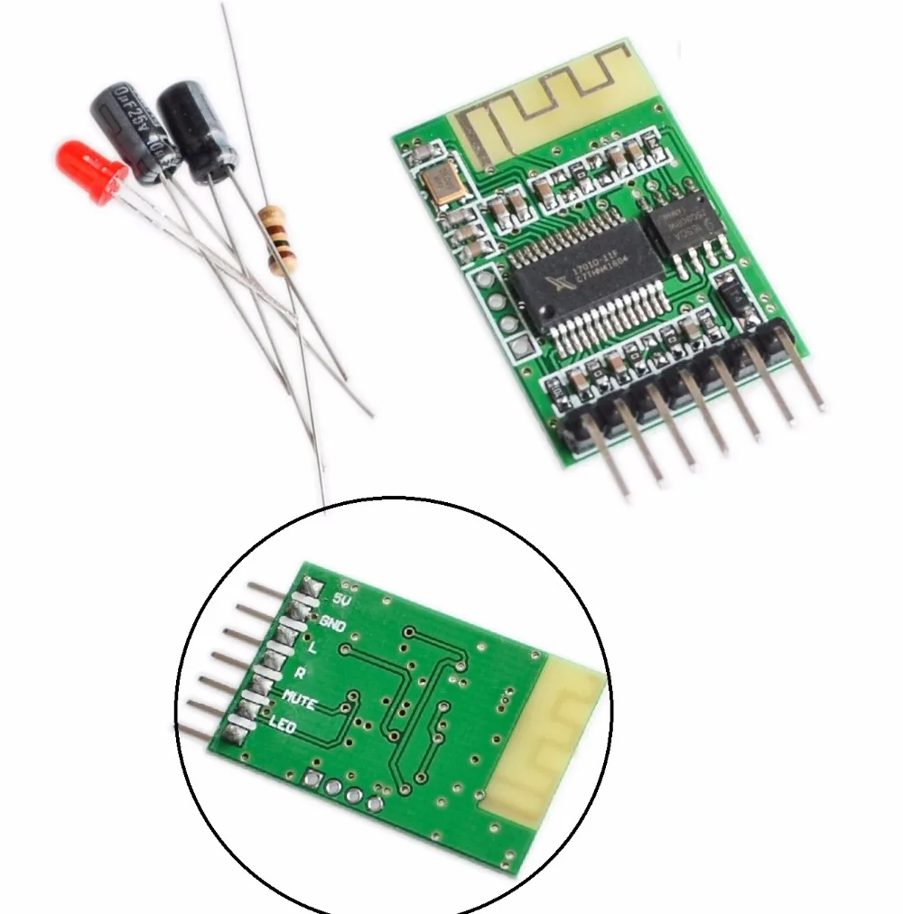 

Bluetooth audio receiver template, stereo wireless speaker, power amplifier modified DIY Bluetooth module 4.0