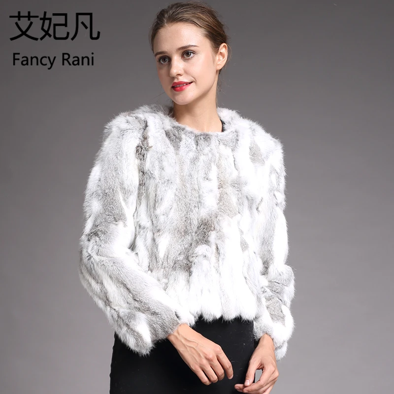 

2018 New Natural Fur Coat Winter Spring Genuine Rex Rabbit Fur Coats For Women Fashion Fur Jackets Trench Outerwear Coats