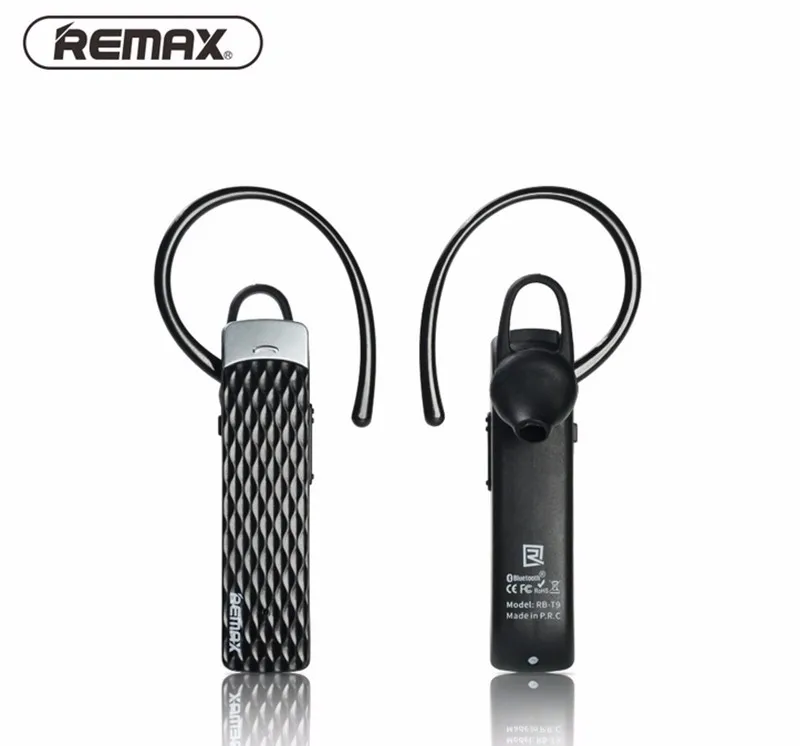 Remax T9 Bluetooth гарнитура Беспроводные наушники французский английский испанский голосовые подсказки гарнитура для смартфонов ПК