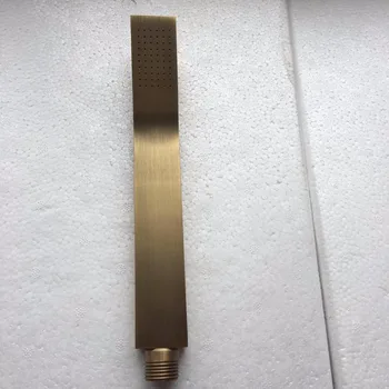 

MTTUZK square antique/ black brass rain shower pressurized spray shower nozzle Handheld shower Hand spray