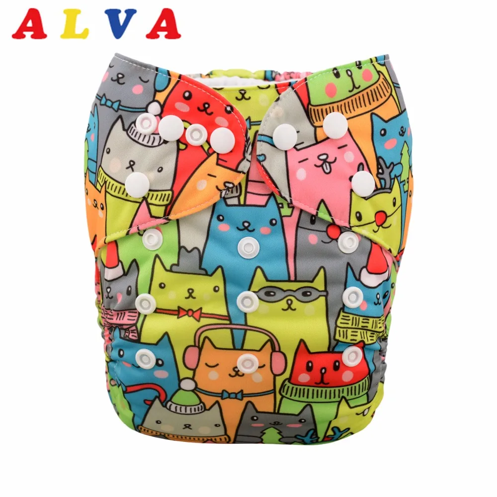 Hot Sale New ! Alvababy 1pc Pocket Reusable Baby Cloth Diaper with 1pc Microfiber Insert  YD61 aJ33KWEl