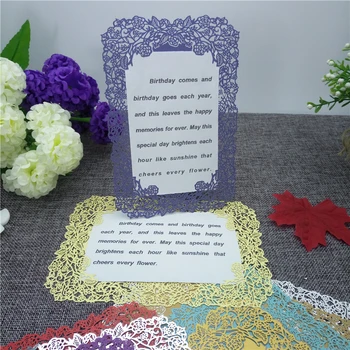 

30pcs Vertical Laser Cut Butterfly Invitations Cards Kits for Wedding Bridal Shower Birthday wedding Decoration 6ZH13