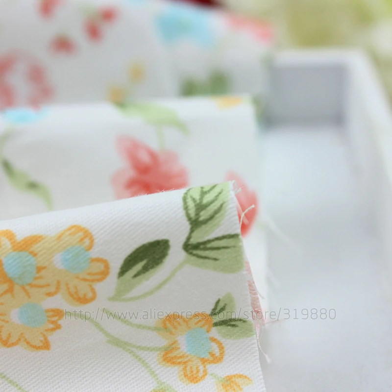 5 шт. 40 см * 50 см|flower cotton fabric|fabrics for patchworkcotton fabric |