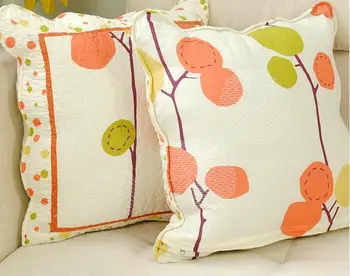 

Wholesale 2PCS Lot Flower Cotton Cushion Cover 45*45cm