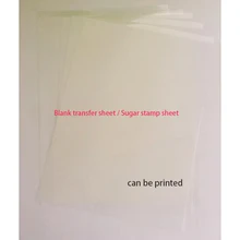 Пустой переводной бумажный лист 25 шт. в партии FDA diy для печати Suger лист со штампами для съедобных печатных Шоколадные украшения инструменты