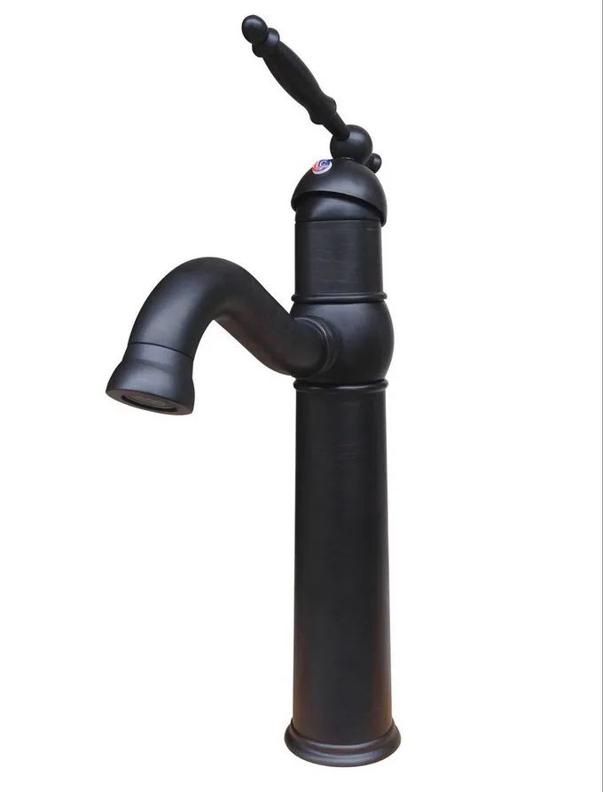 Luxury Oil Rubbed Bronze Gooseneck Single Handle Swivel Kitchen Bathroom Sink Basin Faucet Mixer Taps anf232