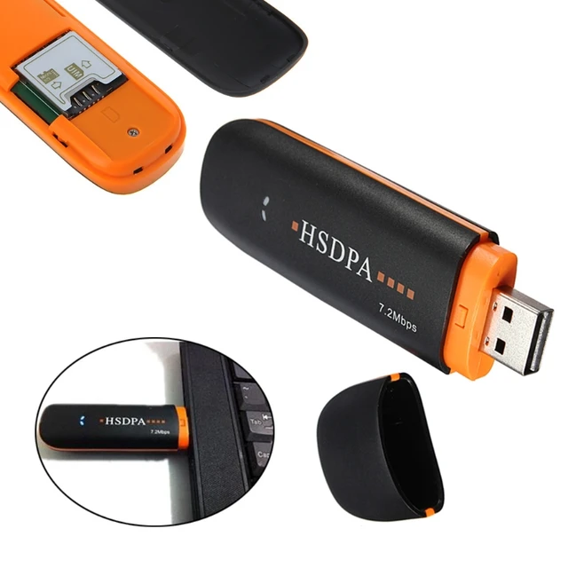 External USB Modem HSDPA USB STICK SIM Modem 7.2Mbps 3G Wireless