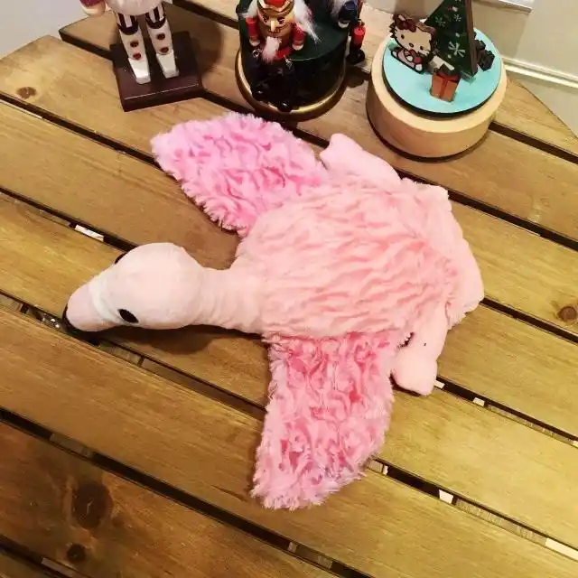 flamingo hand puppet