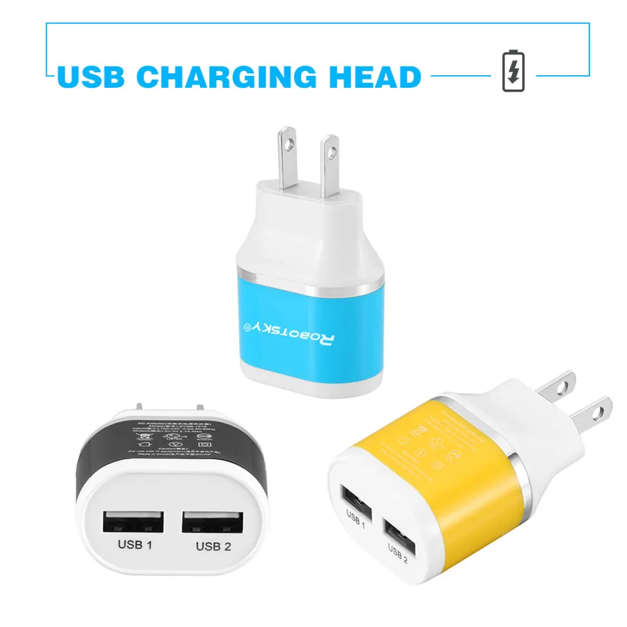 العالمي 2 منفذ usb شاحن السفر الجدار شاحن محول الولايات التوصيل الذكية الهاتف المحمول تهمة المحمولة ل فون الروبوت اللوحي