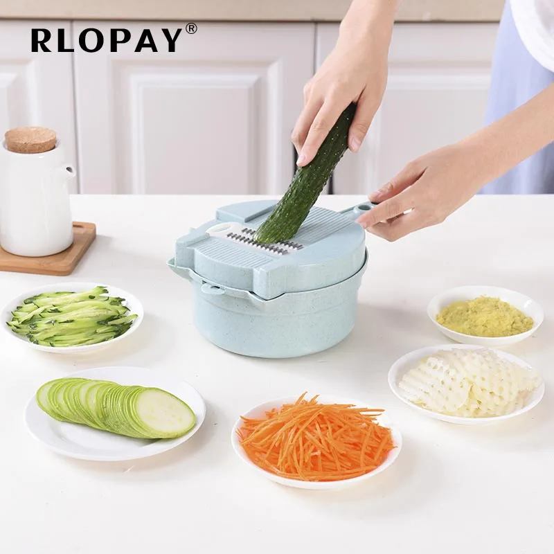 

Creative Multifunction Peeler Grater Vegetables Cutter Tool Veggie Chopper Fruit Salad Shredder With Storage Box Hand Protector