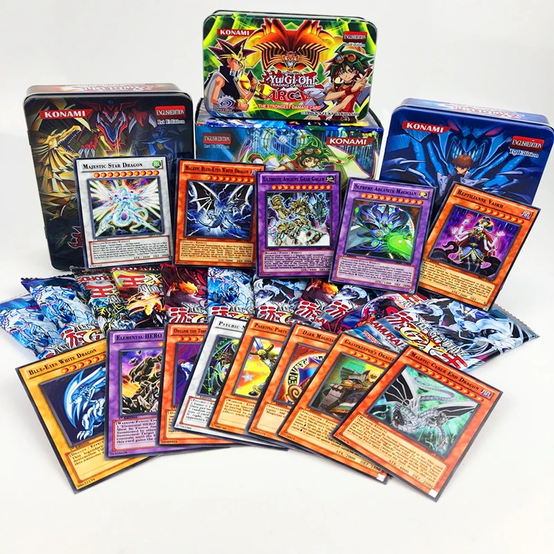 60 шт/ансамбль Yugioh Редкие флэш-карты Yu Gi Oh Jeu Papier Cartes Enfants Jouets Fille Gar& on коллекция Yu-Gi-Oh Card