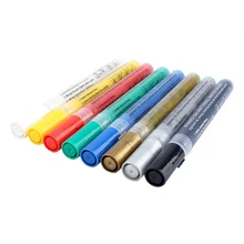8 Colors Bright Colorful Waterproof Metallic Manga Acrylic Painter Marker Art Markers Pen Permanent Paint Pens for DIY Drawing 8 Colors Bright Colorful Waterproof Metallic Manga Acrylic Painter Marker Art Markers Pen Permanent Paint Pens for DIY Drawing