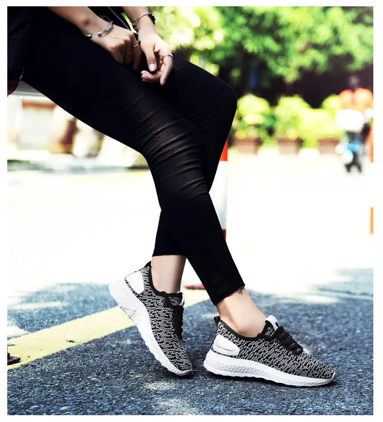 Зимние женские кроссовки для спортзала, легкие кроссовки для бега, большие размеры 35-45, спортивная обувь на шнуровке, амортизирующая