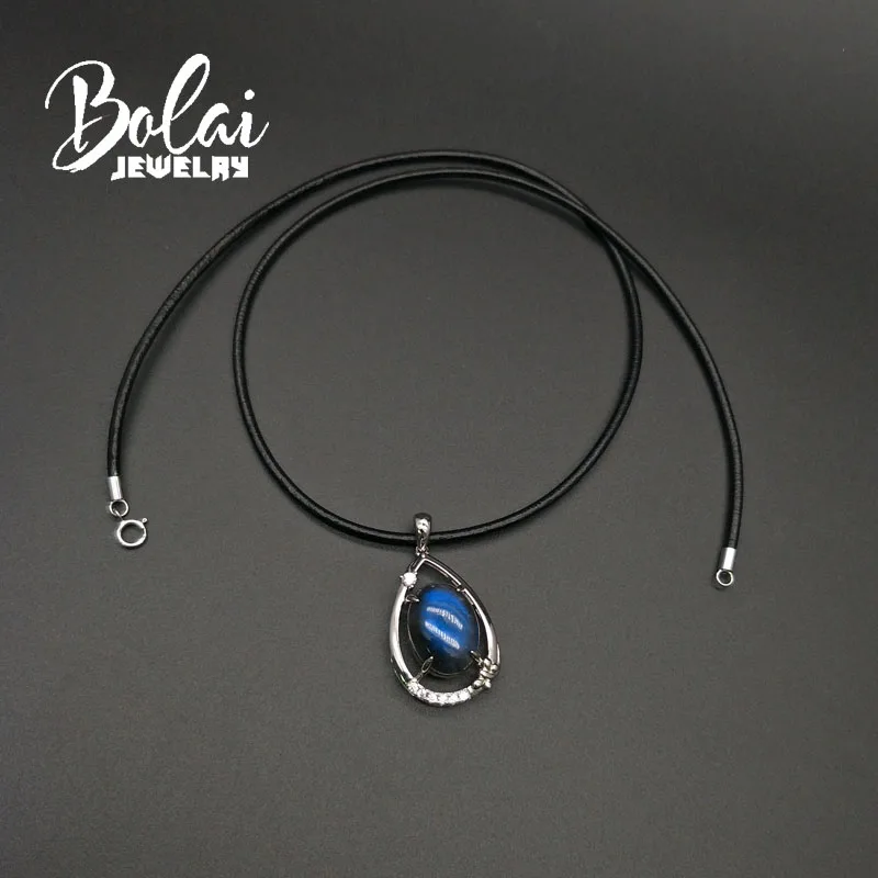 Bolaijewelry, 100% натуральный Лабрадорит Овальный 11,5*15,5 мм Классический кулон ювелирные украшения для женщины юбилей праздничная одежда best