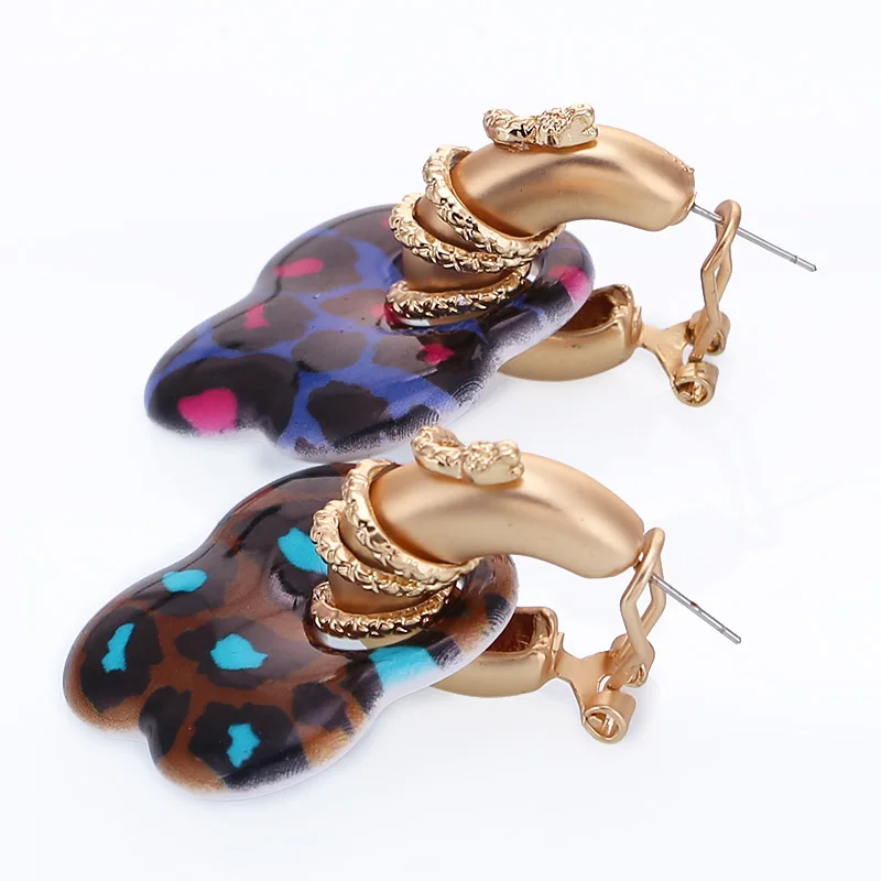 Sehuoran Bohemian Snake Oorbellen Statement Pendientes Resin Drop Earrings For Women Fashion Jewelry Wholesale Party Gifts (9)