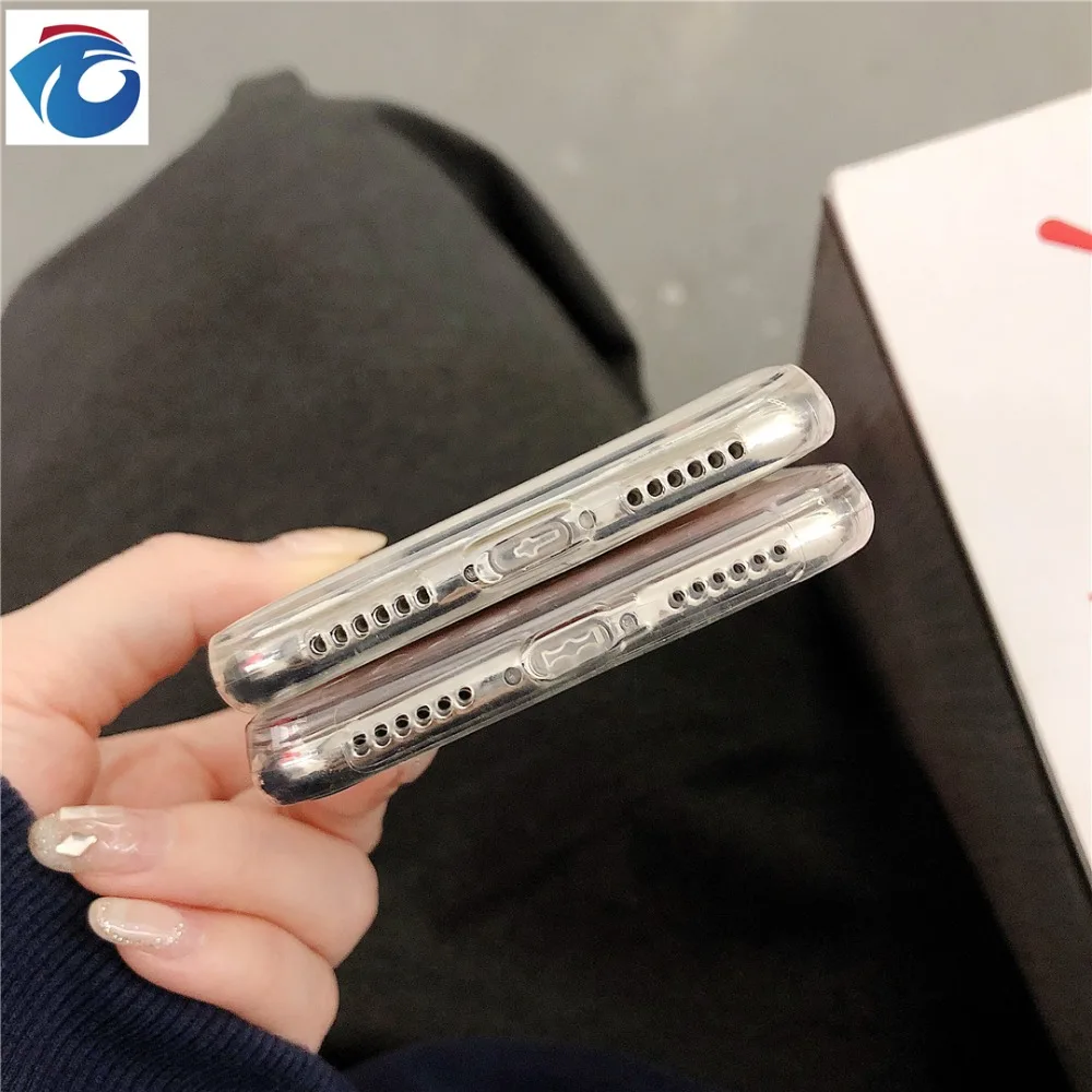 HUANQING  Fashion Lovely kindheart Cell phone case For iPhone 6 6s 7 8 Plus X XR XS Max Glitter shell Soft Phone Case 3