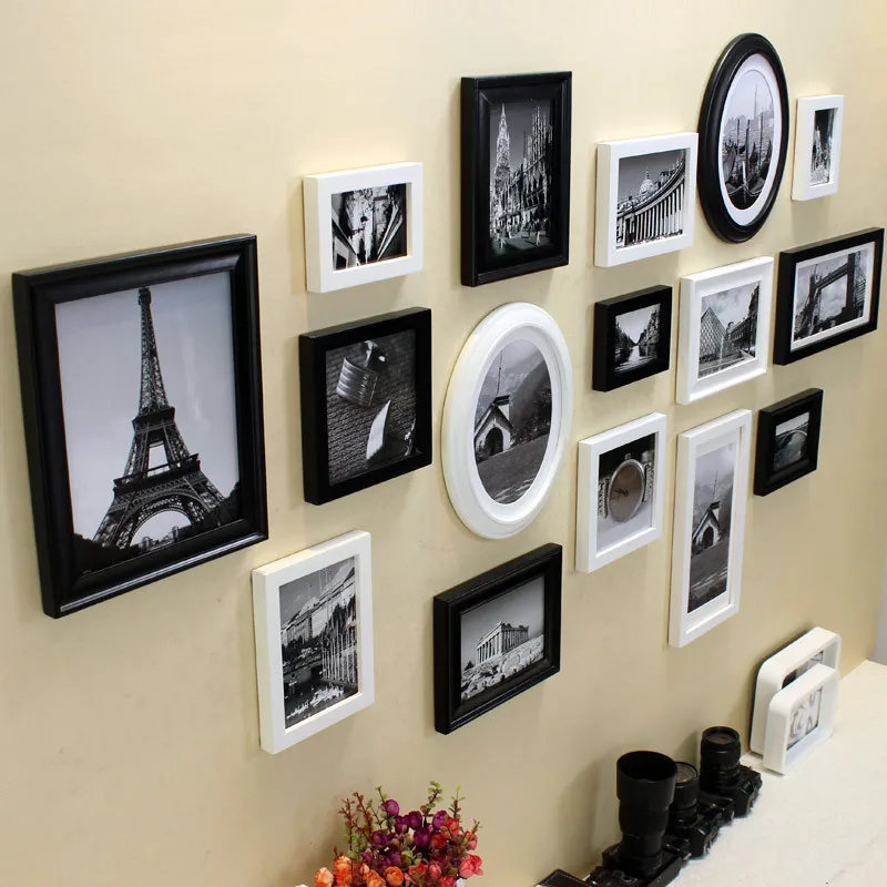 High Quality Luxury Baroque Style Solid Wood Picture Frame Modern Gallery Black White Collage Wall Painting Frames Home Decor Frame Toy Framed Decorative Artframe Tt Aliexpress