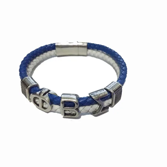 Customized Alpha Style Jewelry Gift Phi Beta Sigma Divine Fraternity Customized Alpha Style Jewelry Gift Phi Beta Sigma Divine Fraternity Pbs Leather Magnetic Bracelet Bangle In Cuff Bracelets From Accessories On