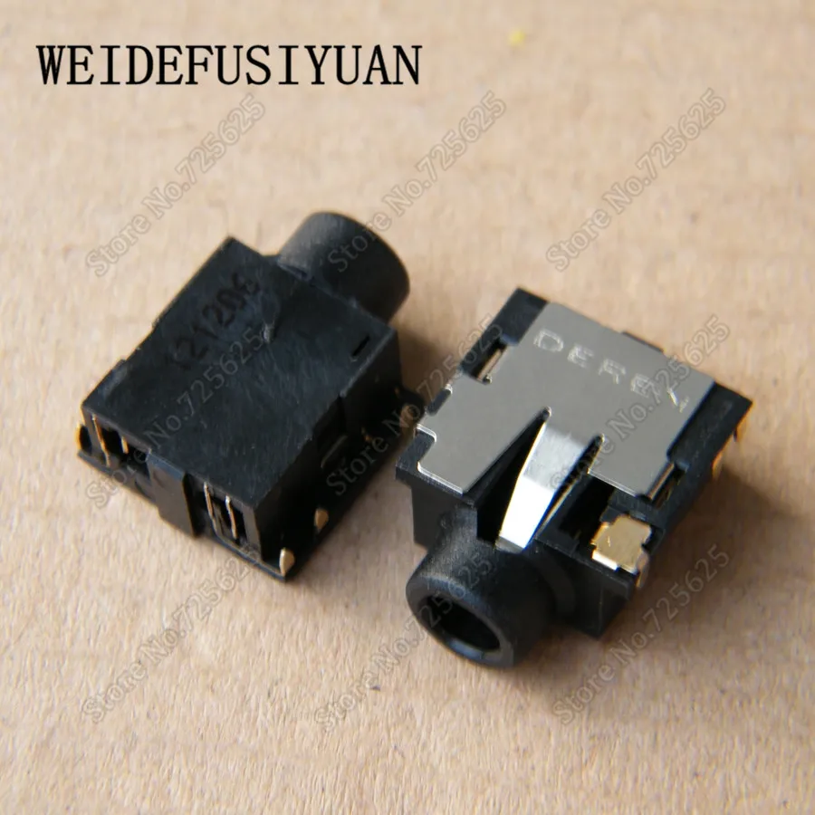 100pieces lot Audio Headphone Microphone Jack Socket for HP Pavilion G4 G6 G7 G4 2000 G6 2000 G7 2000 6Pin Connector