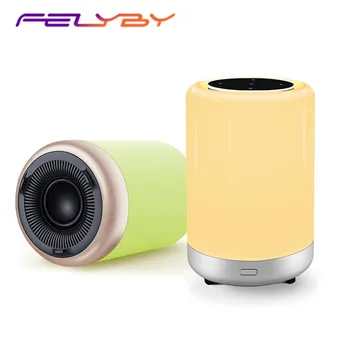

FELYBY small table lamp bluetooth speaker smart touch bluetooth speaker colorful basket speaker