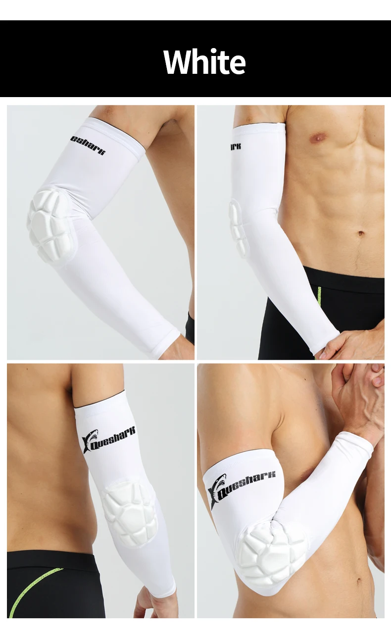2 Pcs Homens Mulheres Crashproof Basquete Cotovelo
