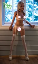 No tax Eyes closed 140cm Lifelike Real Sex Doll, Full Size Silicone with skeleton Love Doll, Oral Vagina Pussy Anal Adult Doll