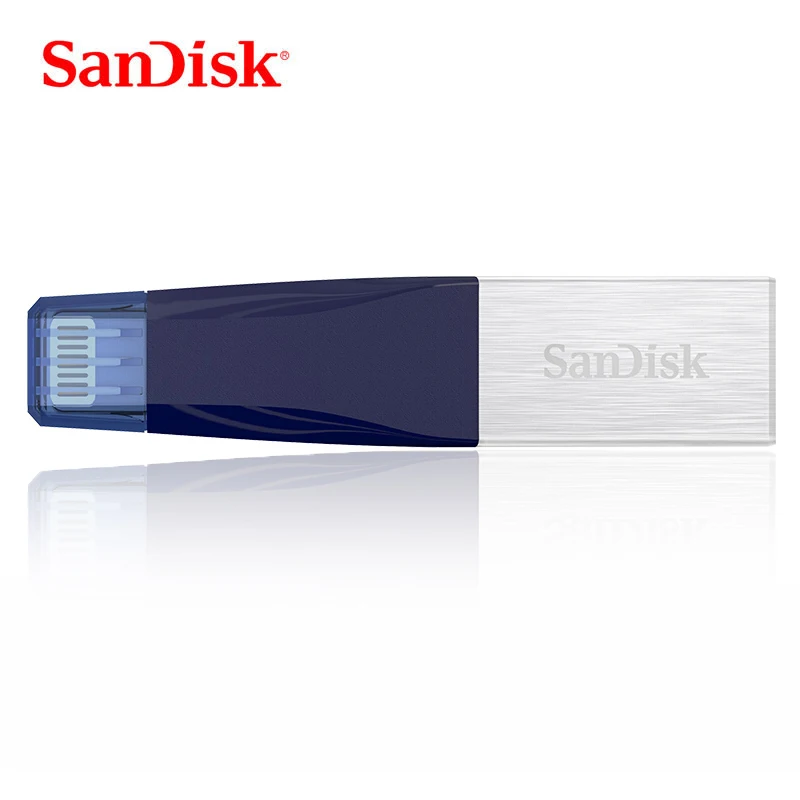 SanDisk IX40N USB Flash Drive 64 GB iXPand OTG 128 GB Lightning USB 3,0 двойной Flash Drive 32 ГБ памяти рукоять mfi-контроллеров для iPhone/iPad
