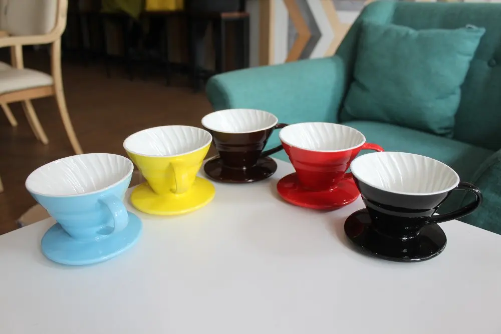 Diy Pour Over Coffee Maker Sets V 60 Dripper Gl Server Diy Pour Over Coffee Maker Sets V 60 Dripper Gl Server Bamboo Stand Kitchen Gadgets Hand Drip Holder In Pots From Home