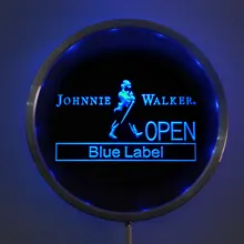 Rs 0060 Johnie Walker синяя этикетка открытая светодиодная неоновая