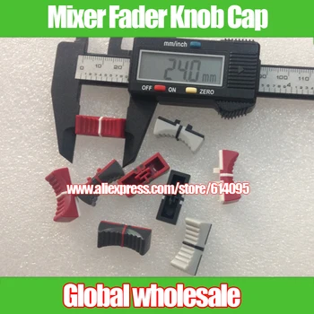 

6pcs mixer fader cap bow legs push button / straight slide potentiometer fader knob plastic cap for Yamaha behringer Soundcraft