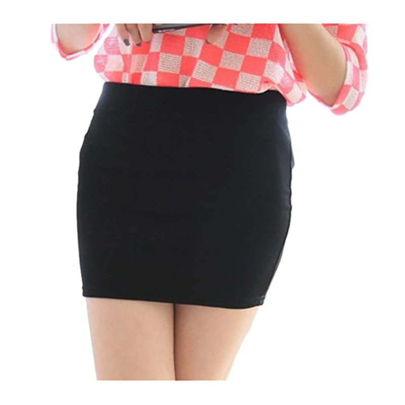 Womens Sexy Mini Skirt Girls Slim Seamless Stretch Tight Short Fitted Skirt New