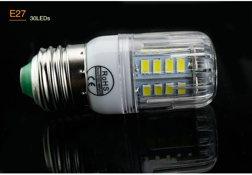 E27 LED Lamp Corn Bulb E14 LED SMD5730 220V 110V 24 30 42 64 80 108 136 LEDs Candle Light for Home Lighting Bombilla LED Lampada (14)