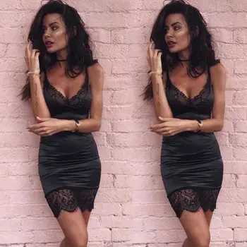 

New 2018 Summer Sexy Women Bandage Bodycon Cocktail Party Club Mini Short Dress