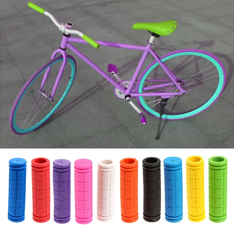 

QILEJVS BMX MTB Cycling Mountain Bicycle Scooter Bike Handle Bar Rubber Soft End