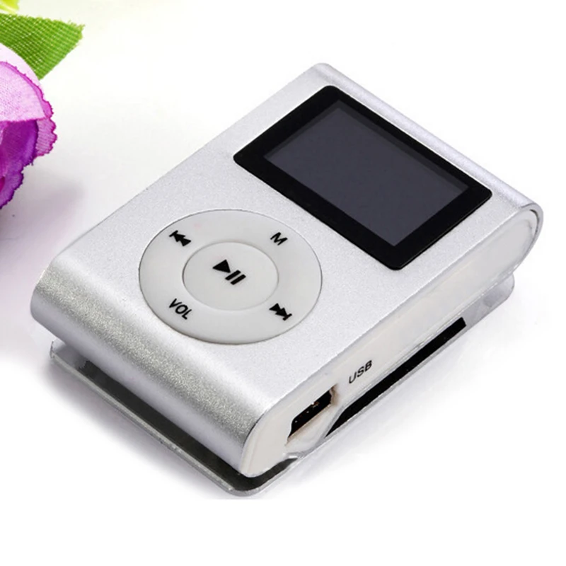 Mp3 плеер мини музыкальный медиаплеер портативный ЖК экран поддержка USB Micro SD tf