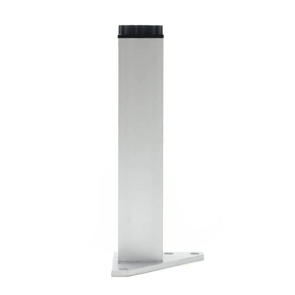 

4pcs 20cm Furniture Legs Cabinet Feet Aluminum Metal Table Adjustable Triangle Base with Screws