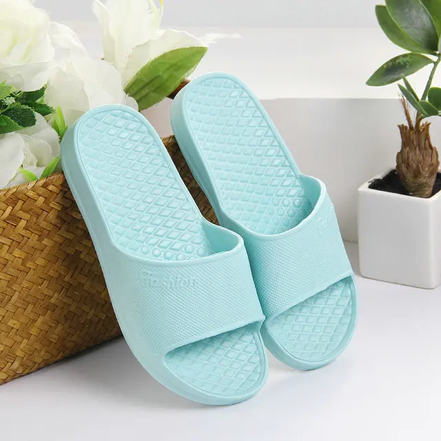 New Style Mens Eva Foam Sole Beach Slippers Casual Anti-slip Hotel Indoor Waterproof Bathing Couple Slipper Slides Plus Size (7)