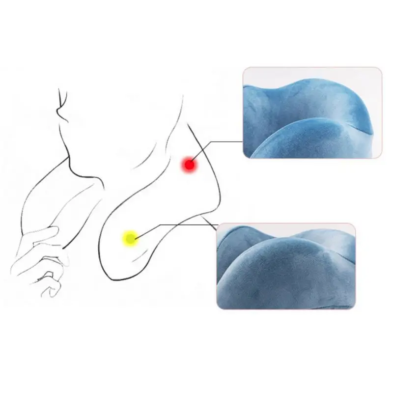 U образный пены памяти шеи подушки мягкие медленный отскок пространство путешествия подушки детские шейный затылочный медицинский