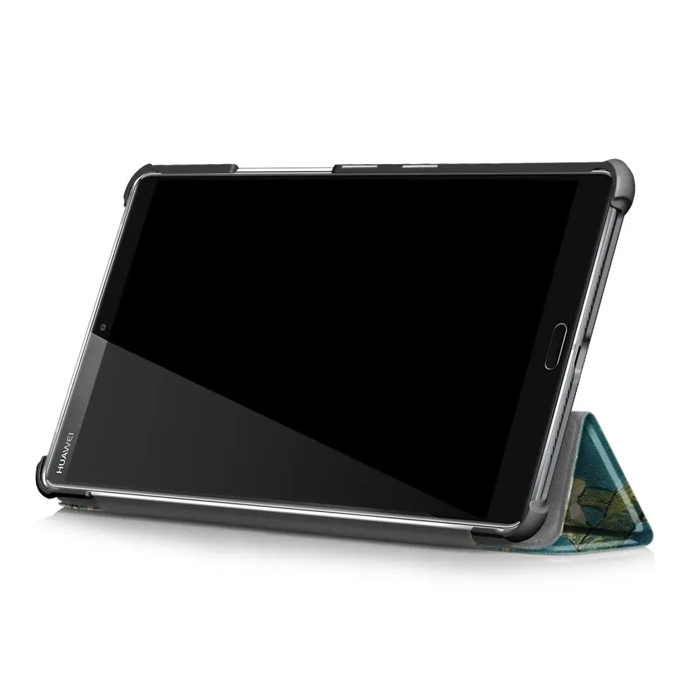 Чехол для huawei MediaPad M5 Lite 8 8,0 JDN2-W09 JDN2-AL00 JDN2-L09 Чехол Премиум окрашены складной кожаный чехол с подставкой Funda