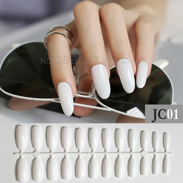 Buy Pack Of 100 Artificial Nails White Colour Online In India At Discounted  Prices