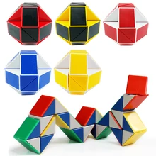 24 секции магический куб рулетка головоломка на скорость игрушки для детей развивающие Твист Головоломка игрушки Кубики детский подарок