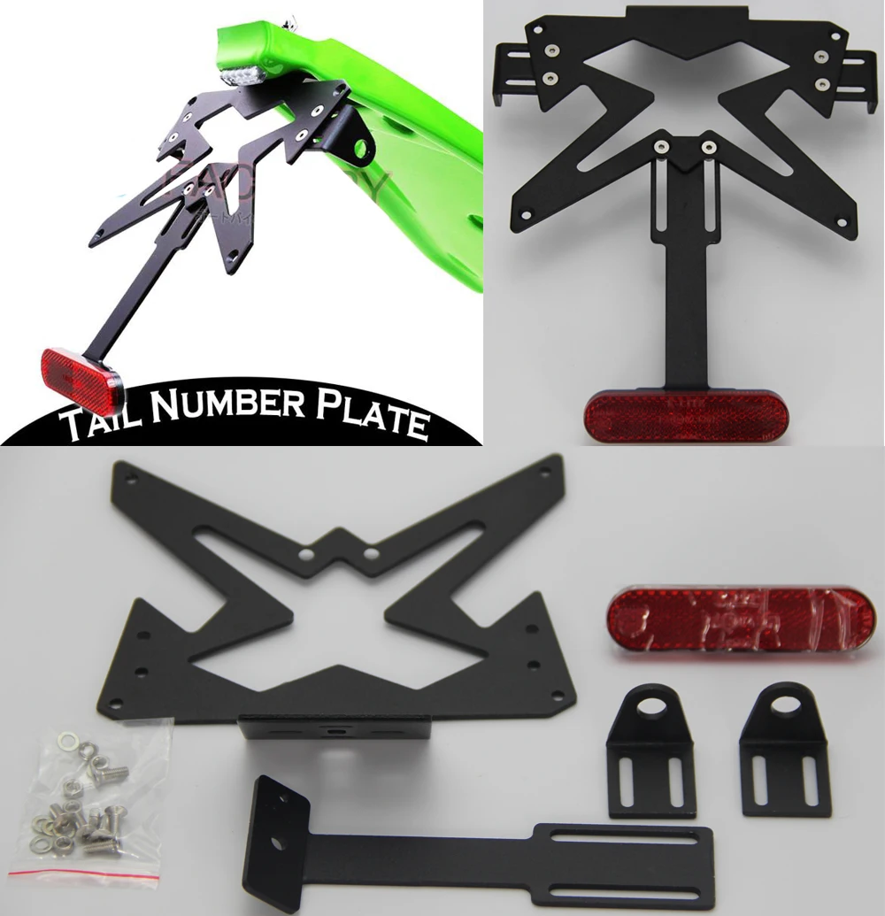 Number Plate Bracket Licence Fender Eliminator for Kawasaki ninja 250