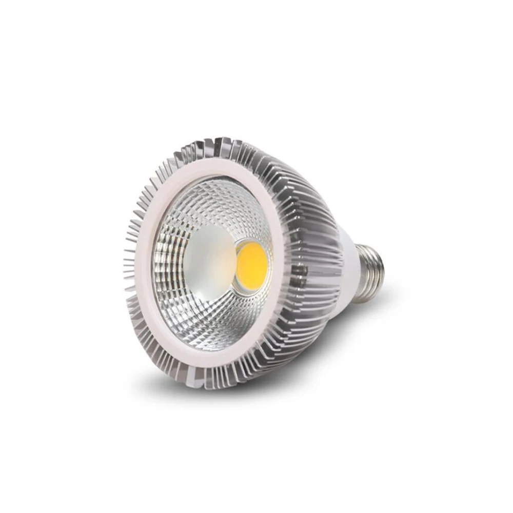 7W 15W 24W COB LED Растут огни Лампа E27 Теплый белый полный спектр с отражающей линзой для