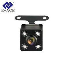 E-ACE Auto Videocamera vista posteriore di Backup Auto Telecamera di Retromarcia Parcheggio Della Macchina Fotografica 4 LED di Visione Notturna Impermeabile Telecamera Posteriore Per E-ACE Dvr
