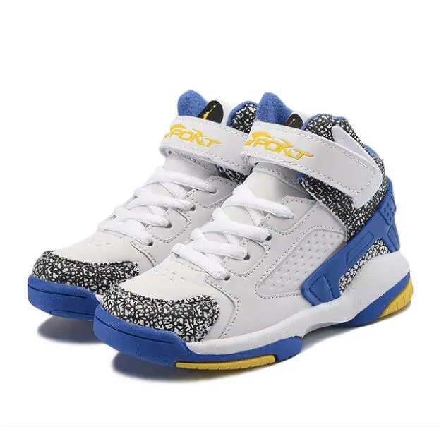

Basketball Shoes Boys 2019 New Outdoor Spring Non-slip Breathe Kids Sport Sneakers Size 25~36 Kids Outdoor Sport Sneakers