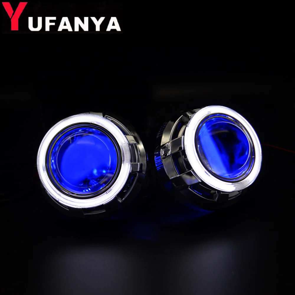 

3.0 inch Bi-xenon projector lens shrouds mask for ccfl white angel eyes Easy Install Koito Q5 Projector LHD RHD hid headlight