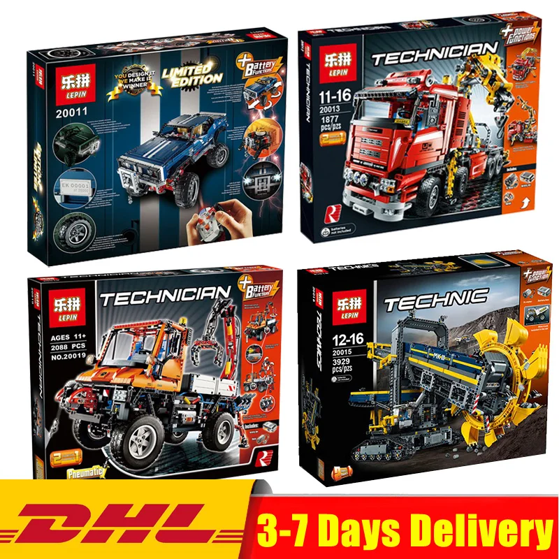 

Lepin 20011 20013 20019 20015 Technic Compatible LegoINGLY 41999 8258 8110 42055 Building Blocks Bricks Toys Birthday Gifts