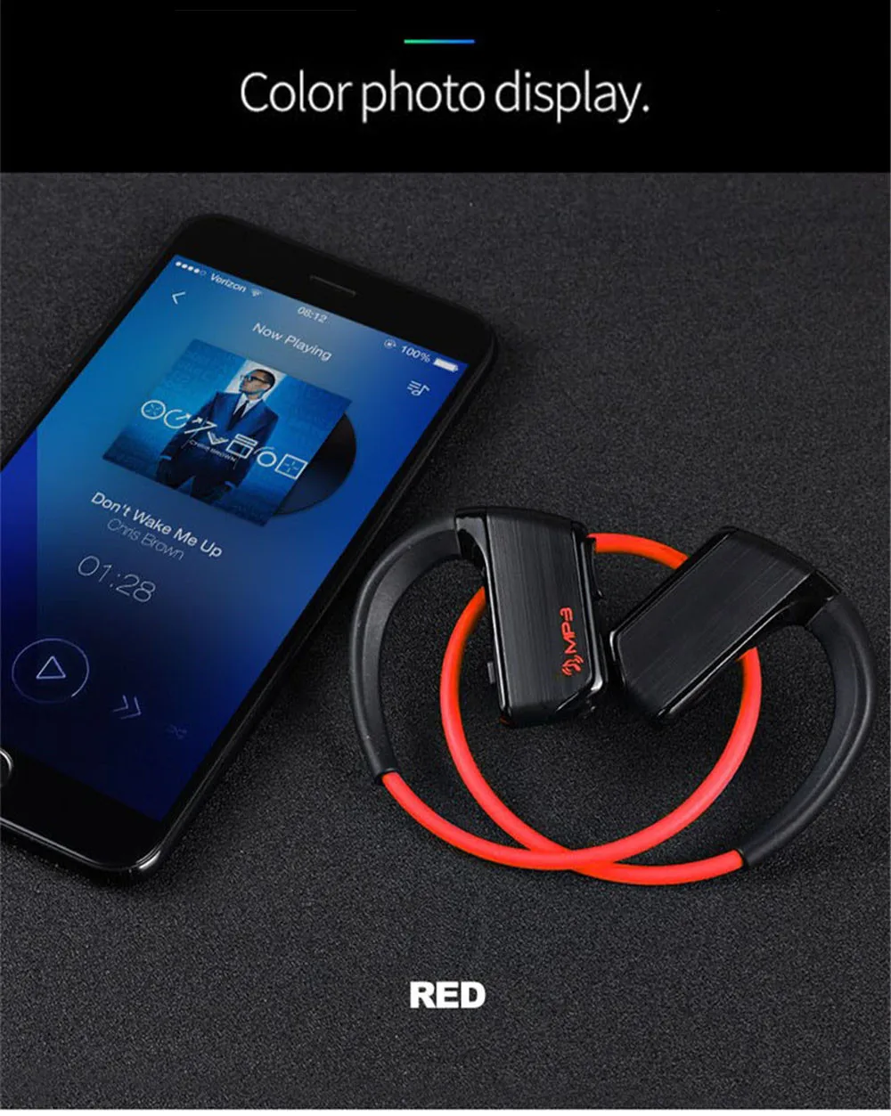 Askmeer 8G анти-пот Mp3 музыкальный плеер+ Беспроводная Bluetooth гарнитура с микрофоном спортивные наушники для бега наушники для телефона