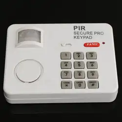 Беспроводной независимый PIR датчик движения сигнализация клавиатура с паролем Противоугонная охранная сигнализация Система jingle